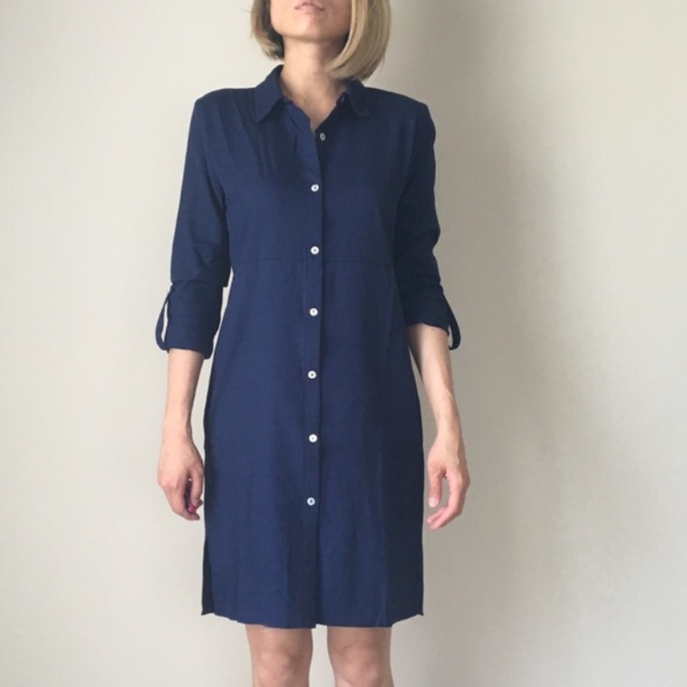 Amal sexy twisted back shirt dress - Picture 4 of 4